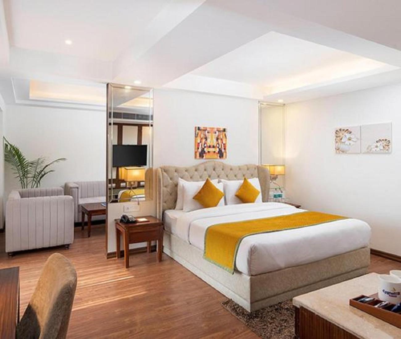 Hotel Linda Suites Near International Airport By La Casa Yeni Delhi Dış mekan fotoğraf